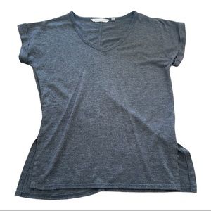 Harmony and Balance Women’s Grey Short Sleeve T Shirt Casual Size Medium